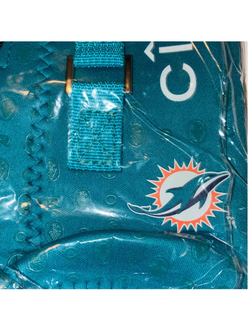 Ciroc Miami Dolphins NFL Neoprene Bottle Cooler Sleeve One Size Teal Orange NWT